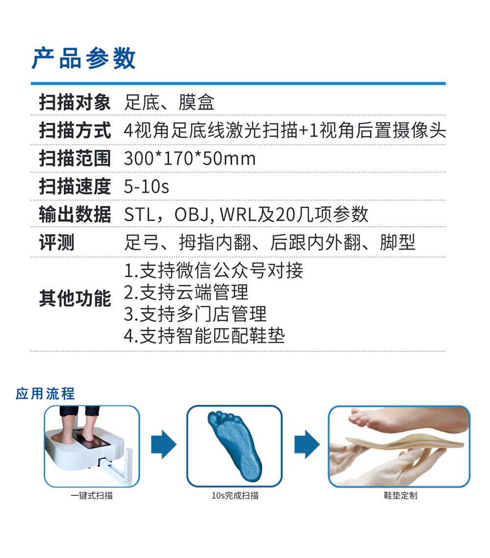 足底三维扫描仪